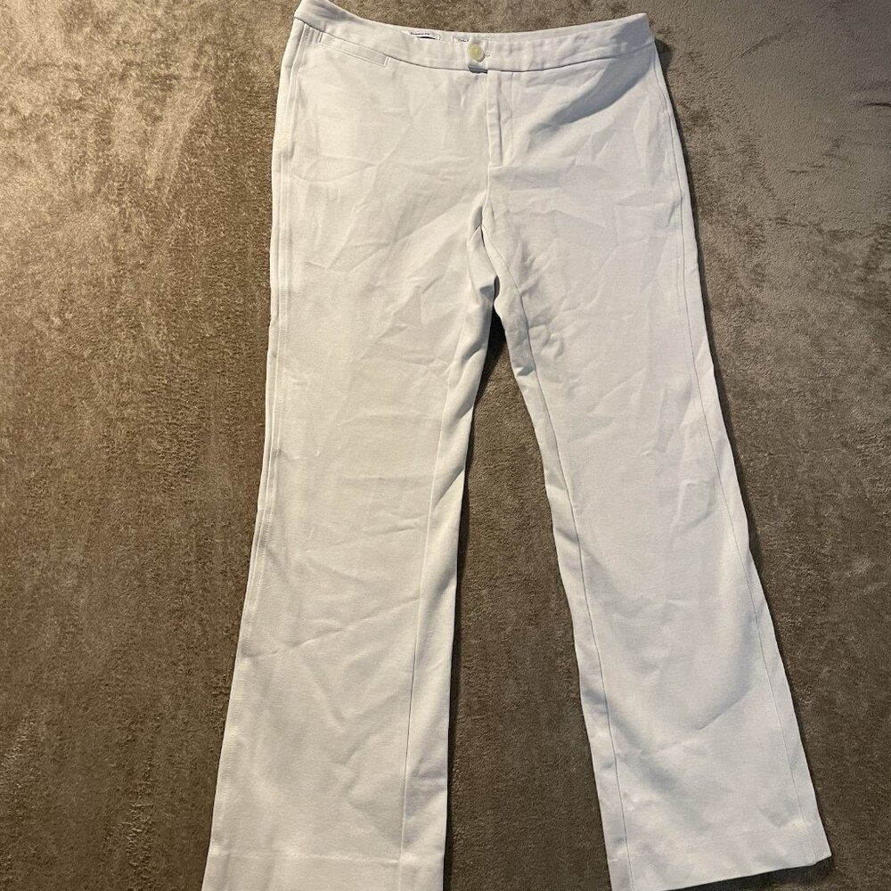 Charter Club Pants Shop Womens 8 Classic‎ Fit White Stretch High Rise Straight